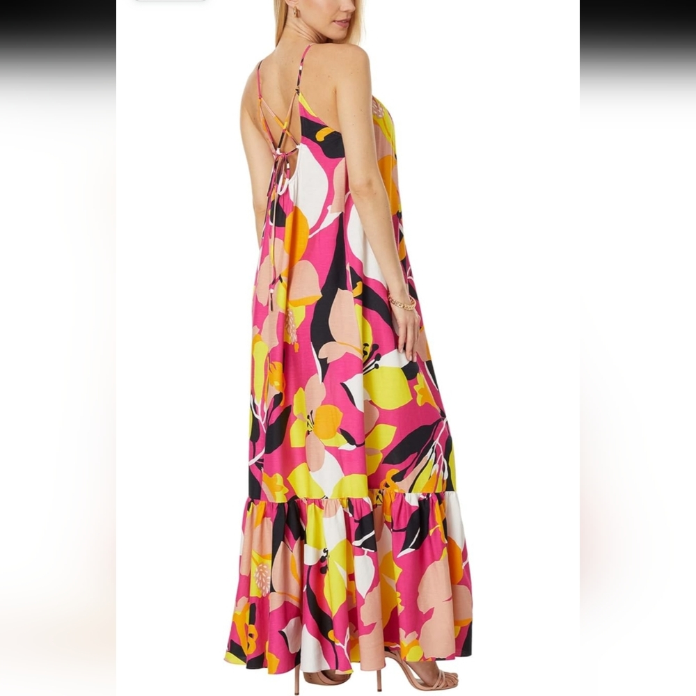 Ted‎ Baker Ikella abstract-print dress. Size 0. - Picture 4 of 11